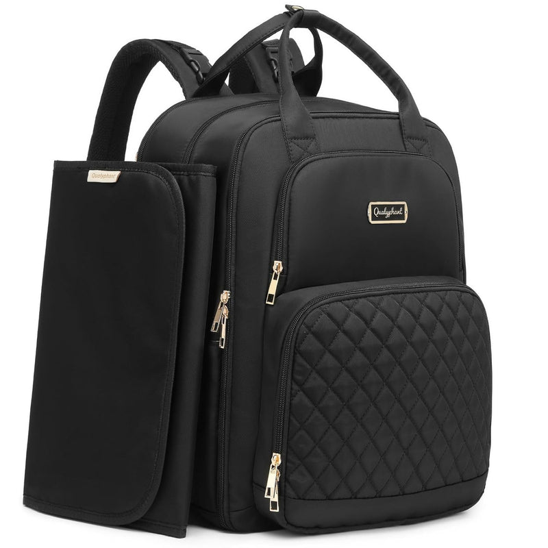 Mochila para pañales Qualyphant - Bolsa de pañales extra grande par...