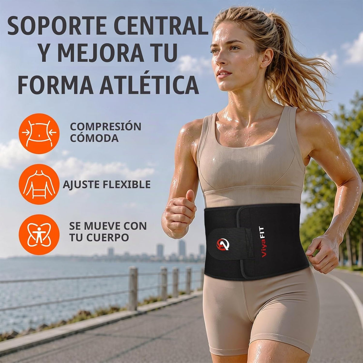 Viyafit Cinturón Reductor de Cintura, Entrenador de Cintura Premium...