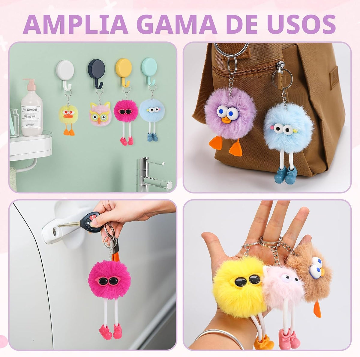OMyFav - 24 llaveros de recuerdo de fiesta, llavero de mochila de f...