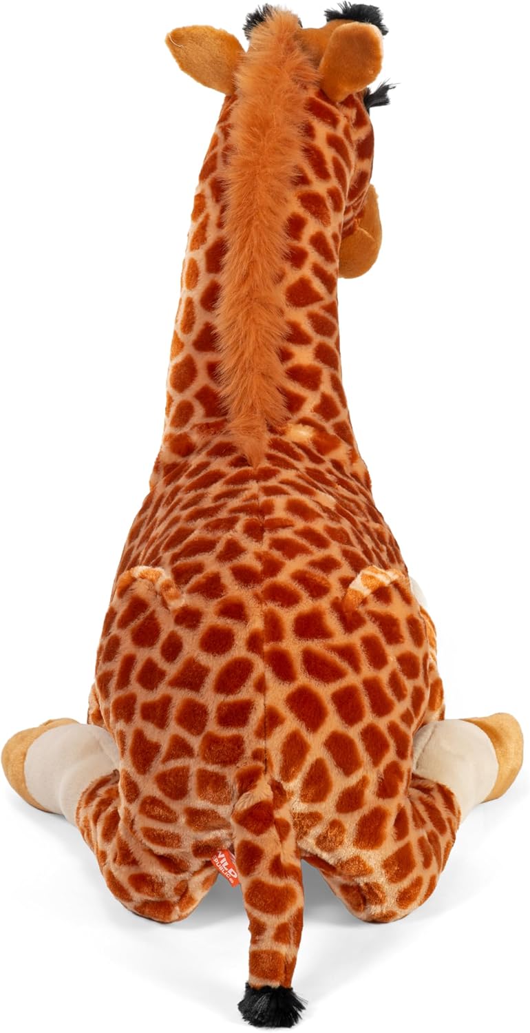 Wild Republic Jumbo - Animal gigante de peluche, Giraffe, 30"