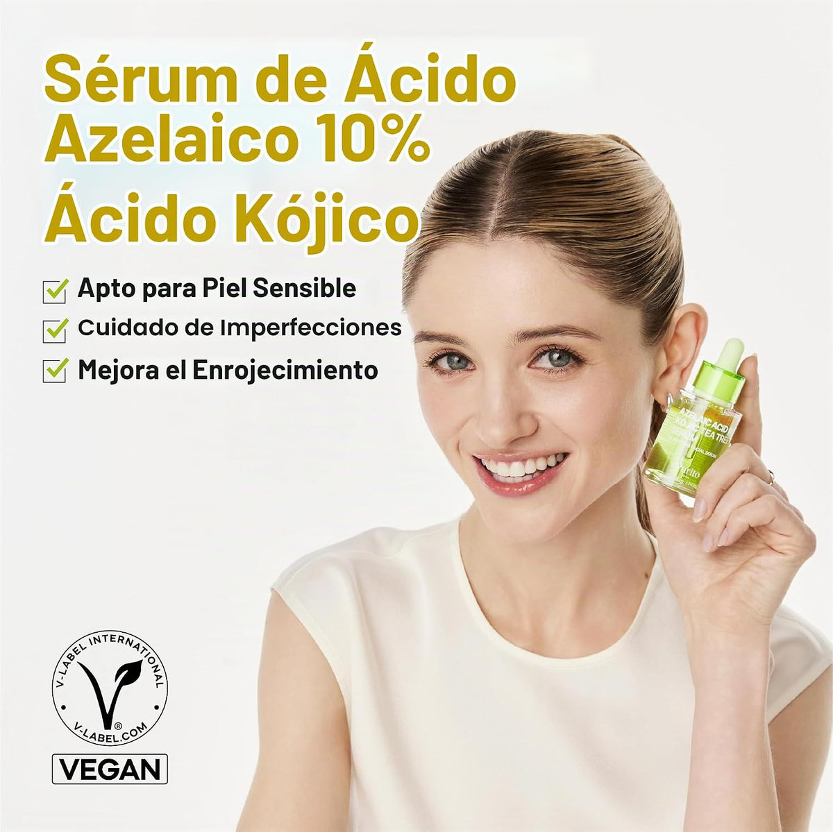 PURITO Azelaic 10% Suero Kójico para pieles sensibles, 1.01 fl.oz |...
