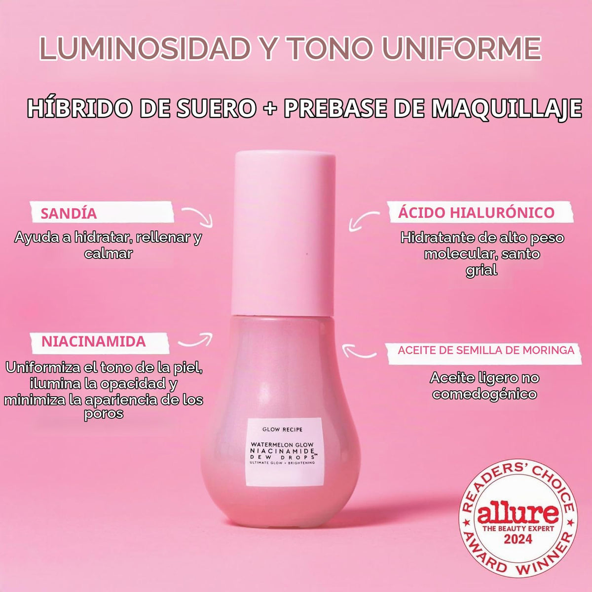 Glow Recipe Glass Skin Essential - Kit de cuidado de la piel corean...