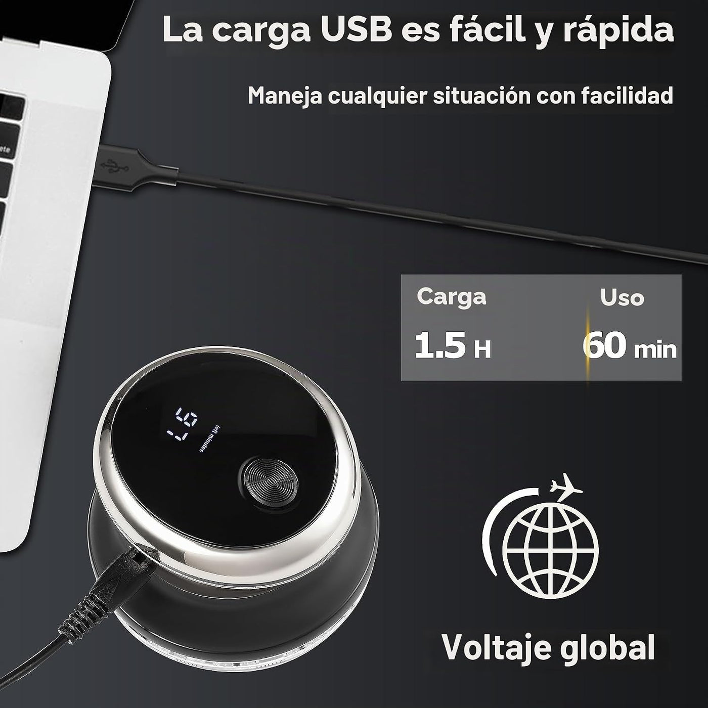KEMEI Cortadora de pelo profesional para hombres, recortadora de pe...