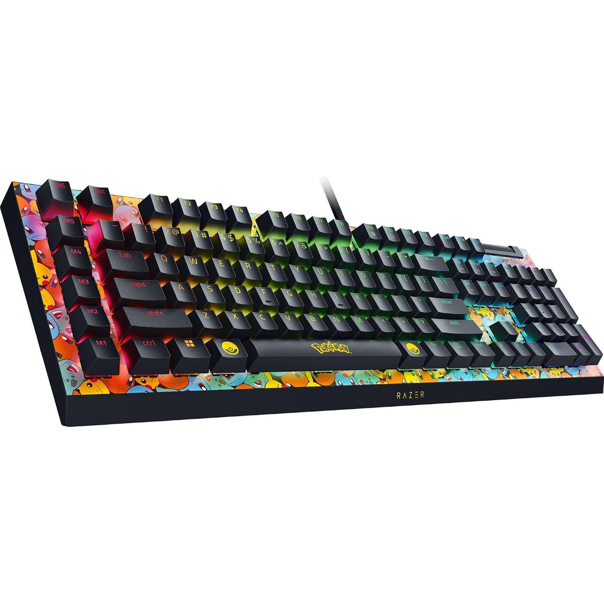 Razer Teclado mecánico BlackWidow V4 X para juegos, edición Pokémon...