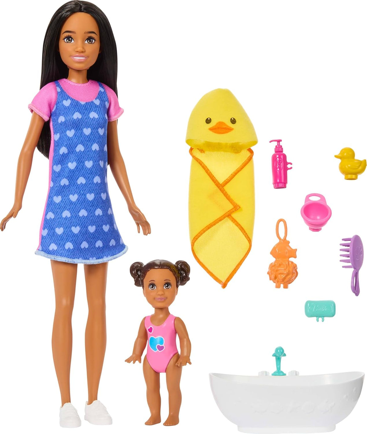 Barbie Skipper Babysitters Inc. Juego con muñecas y bañera | Muñeca...