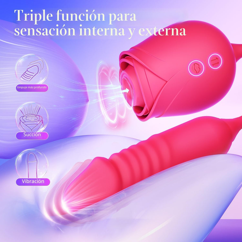 MOOLIGIRL Juguete de Rosa para Mujeres, Juguetes Sexuales, Vibrador...