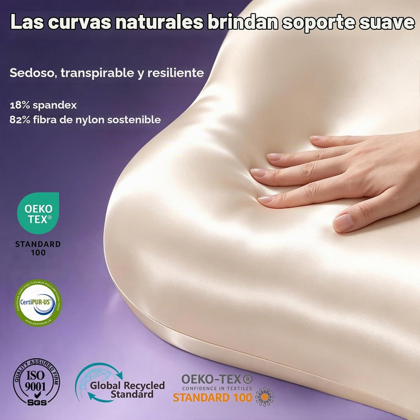 Almohada refrescante para el cuello cervical Dayme y almohada de es...