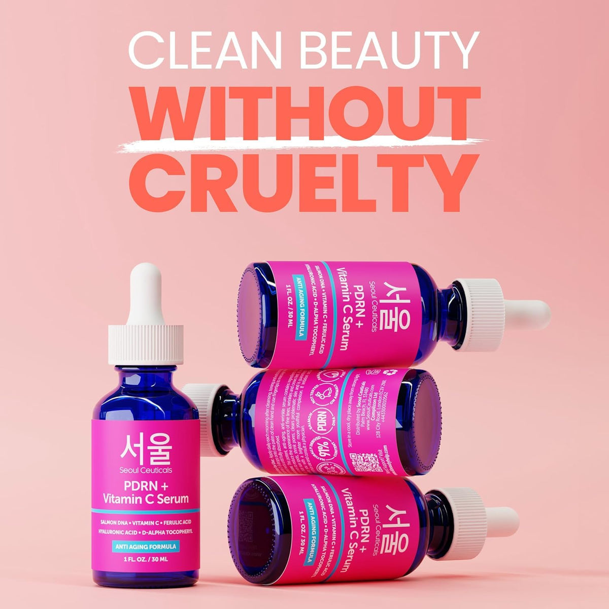 SeoulCeuticals PDRN Serum Salmon DNA Vitamina C Suero facial Cuidad...