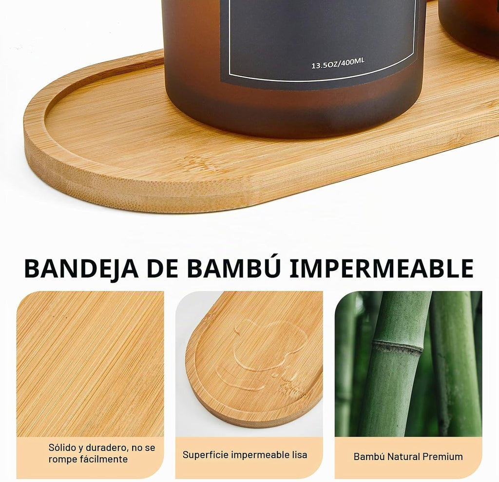 Paquete de 3 Soportes para Q-tips de Baño con Bandeja, Soporte de A...
