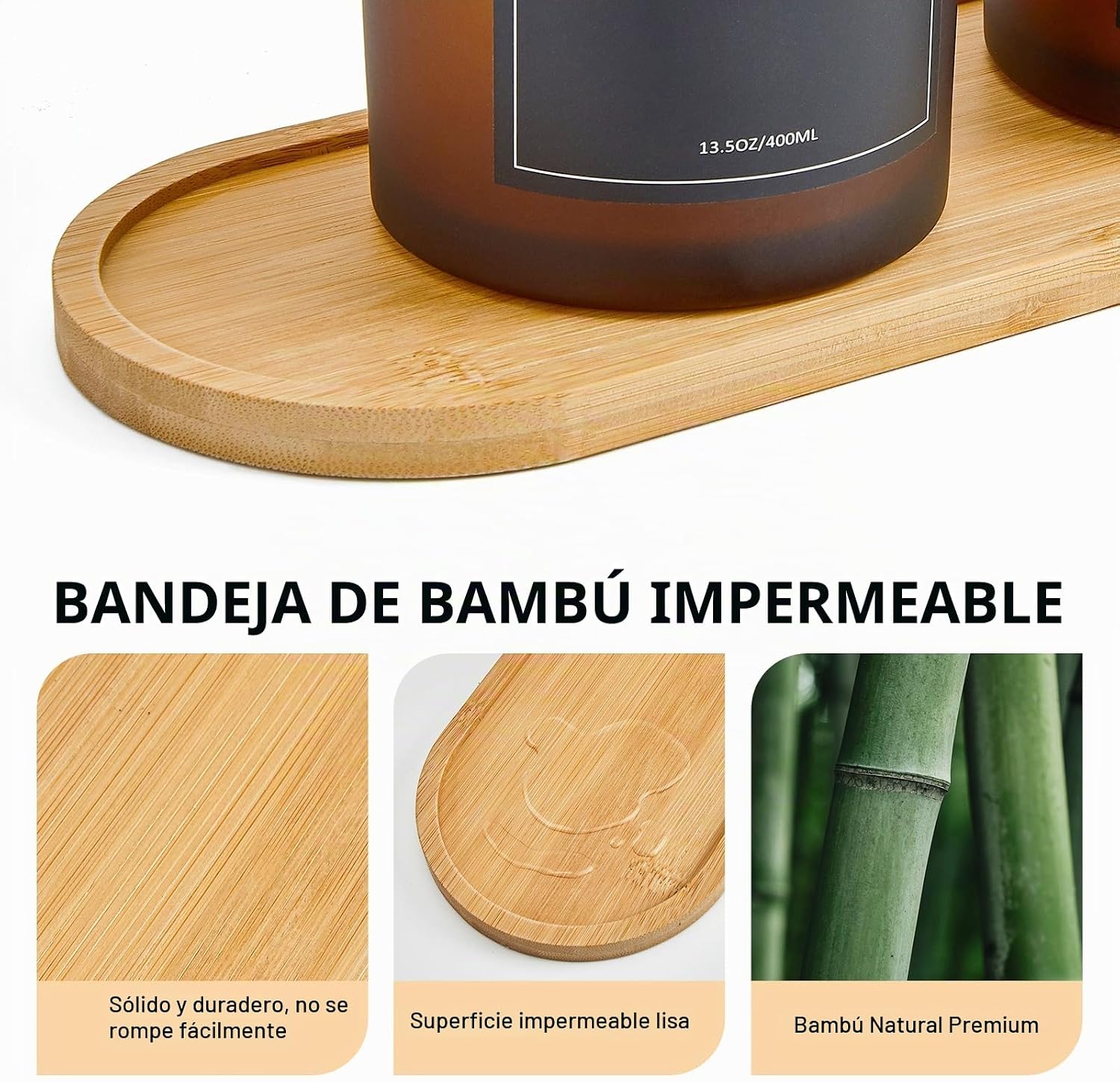 Paquete de 3 Soportes para Q-tips de Baño con Bandeja, Soporte de A...