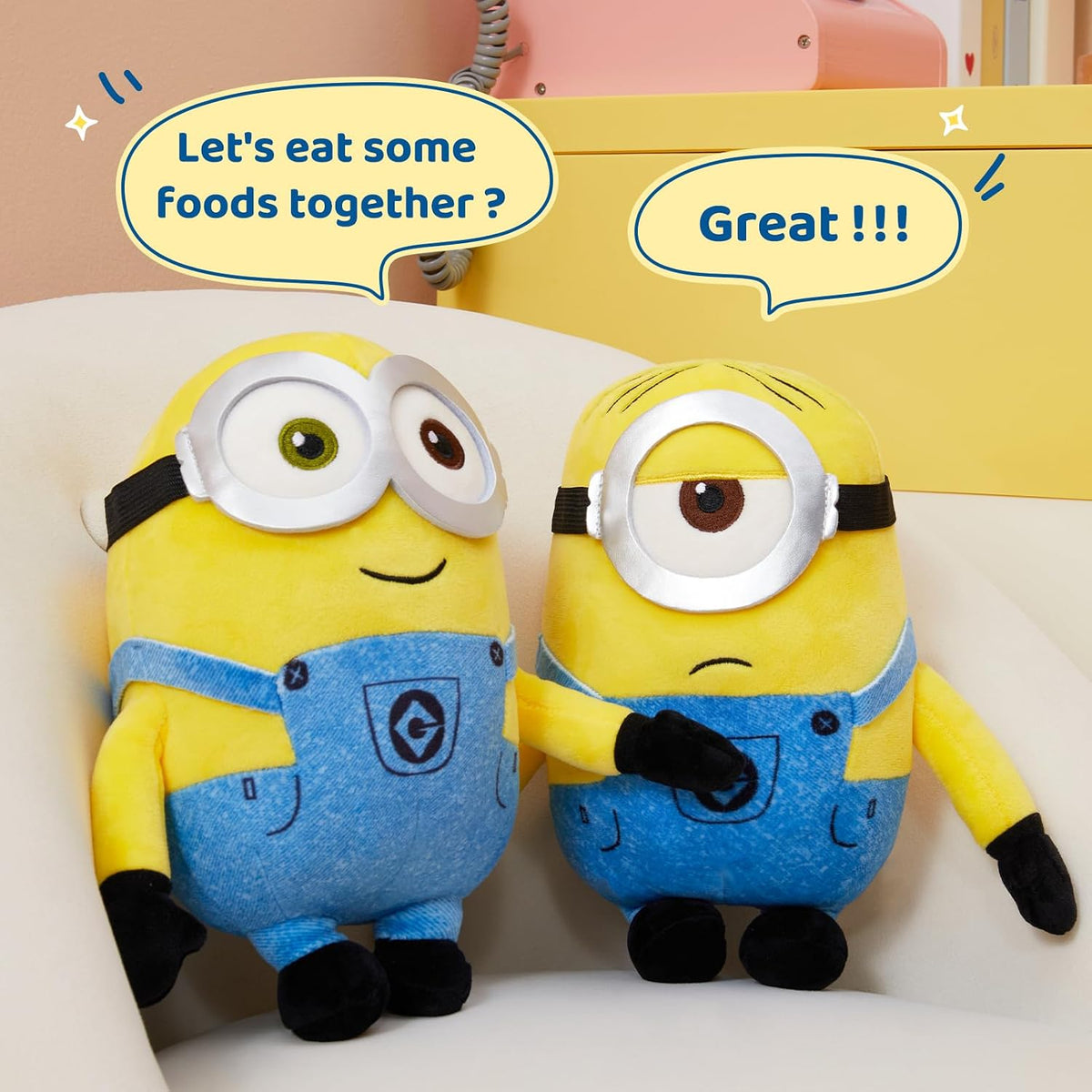 MINISO Animales de Peluche Minions de 9'' Juguete de Peluch...