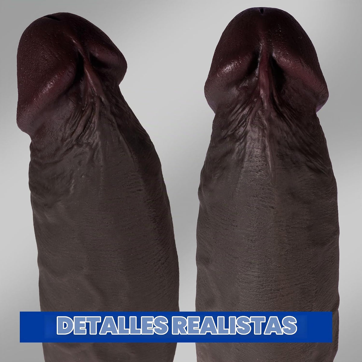 Consolador negro grande y grueso de 12 pulgadas, consolador gigante...
