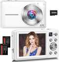 Cámara digital, cámara digital de enfoque automático 4K 64MP con cá...