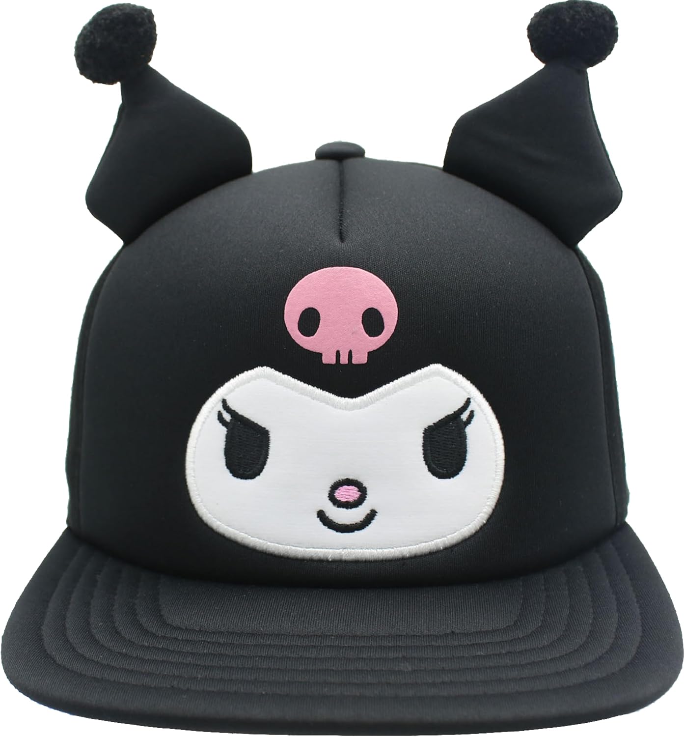 Hello Kitty Gorra de béisbol, gorra Snapback para mujer con ala pla...