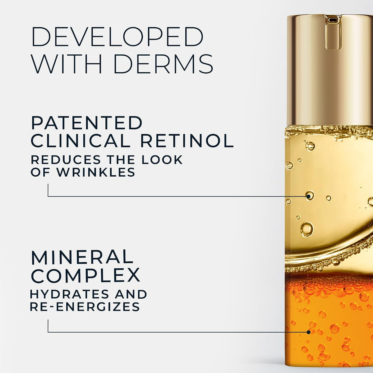 RoC Retinol Correxion Deep Wrinkle Retinol Face Serum con ácido asc...