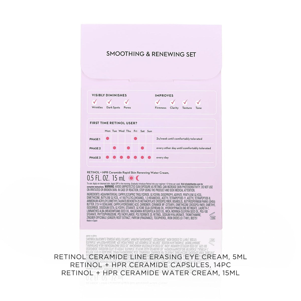 Cápsulas de suero facial de retinol + HPR de ceramidas de Elizabeth...