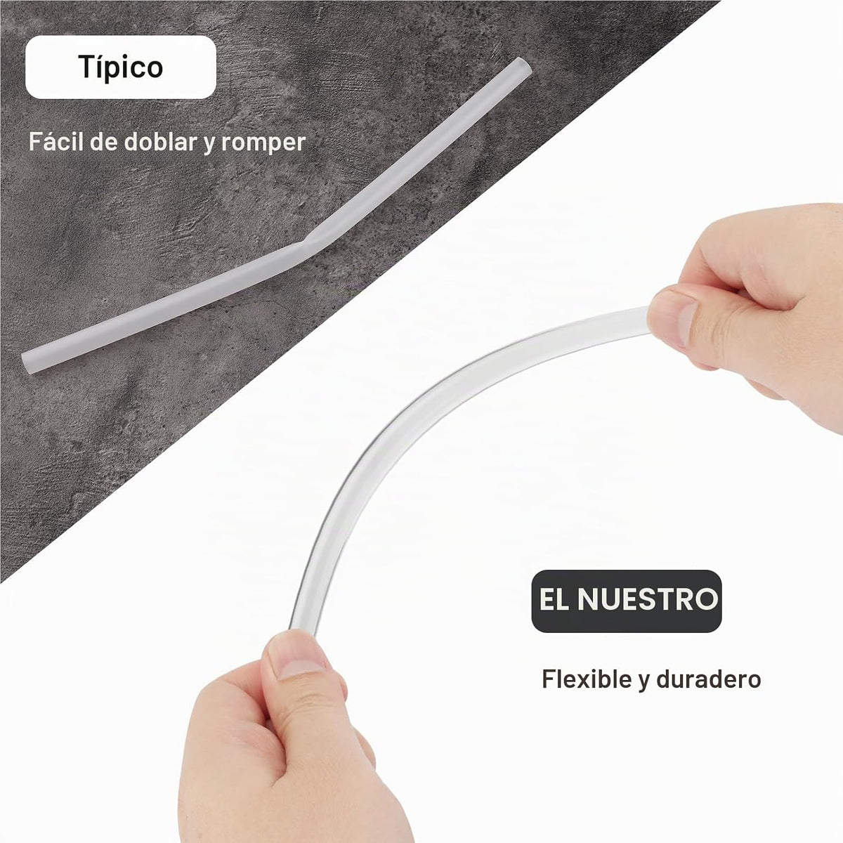 Bubrike Pajitas de repuesto solo compatibles con vaso Stanley IceFl...