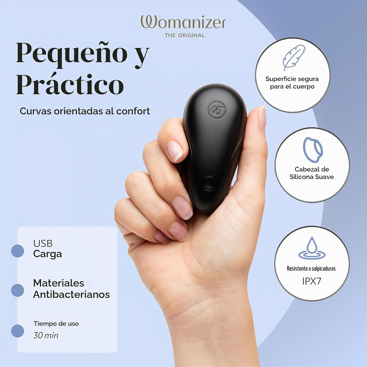 Womanizer Starlet Vibrador de clítoris para mujeres, juguetes sexua...