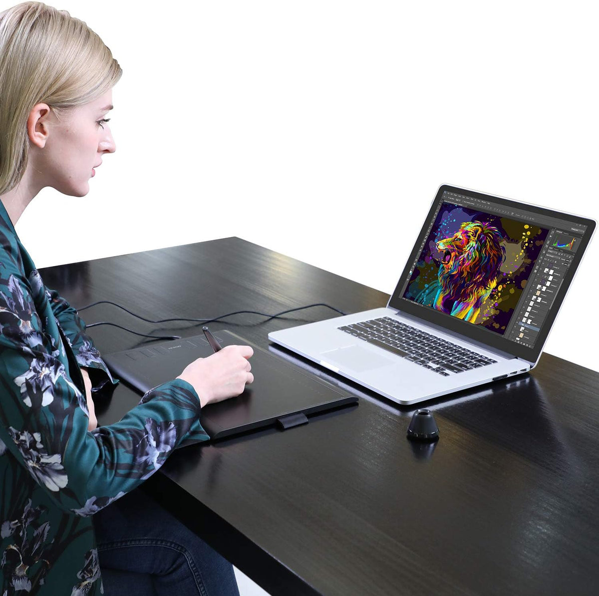 HUION Inspiroy H1060P - Tableta de dibujo gráfico con sensibilidad...