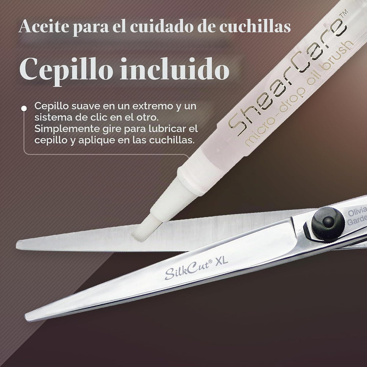 Olivia Garden SilkCut - Cizalla profesional para peluquería y estuc...