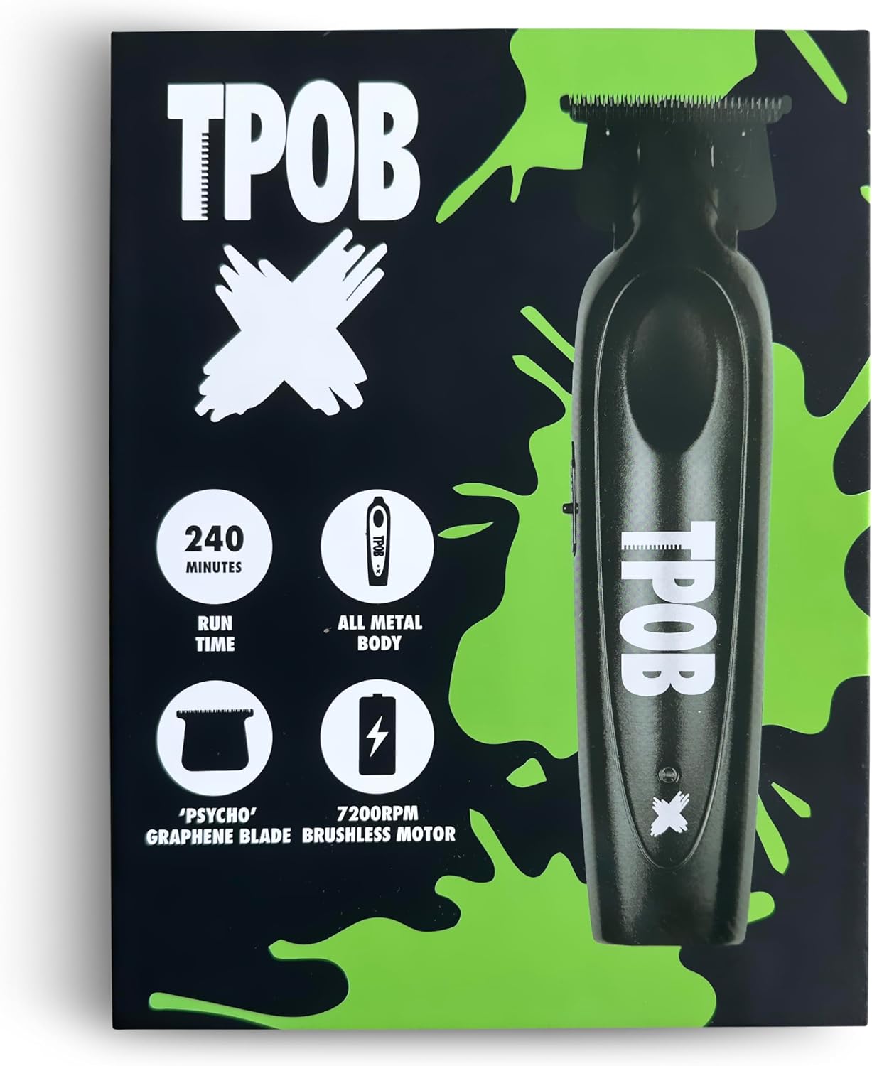 TPOB X Digital sin escobillas 7200rpm Cortadora de pelo profesional...