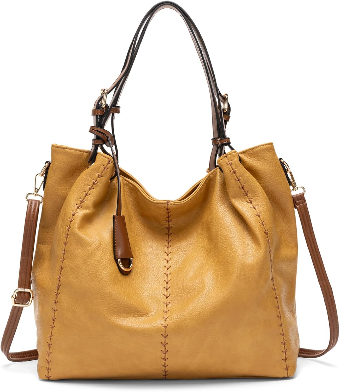 myfriday Bolso de hombro estilo hobo vintage para mujer, bolso de m...