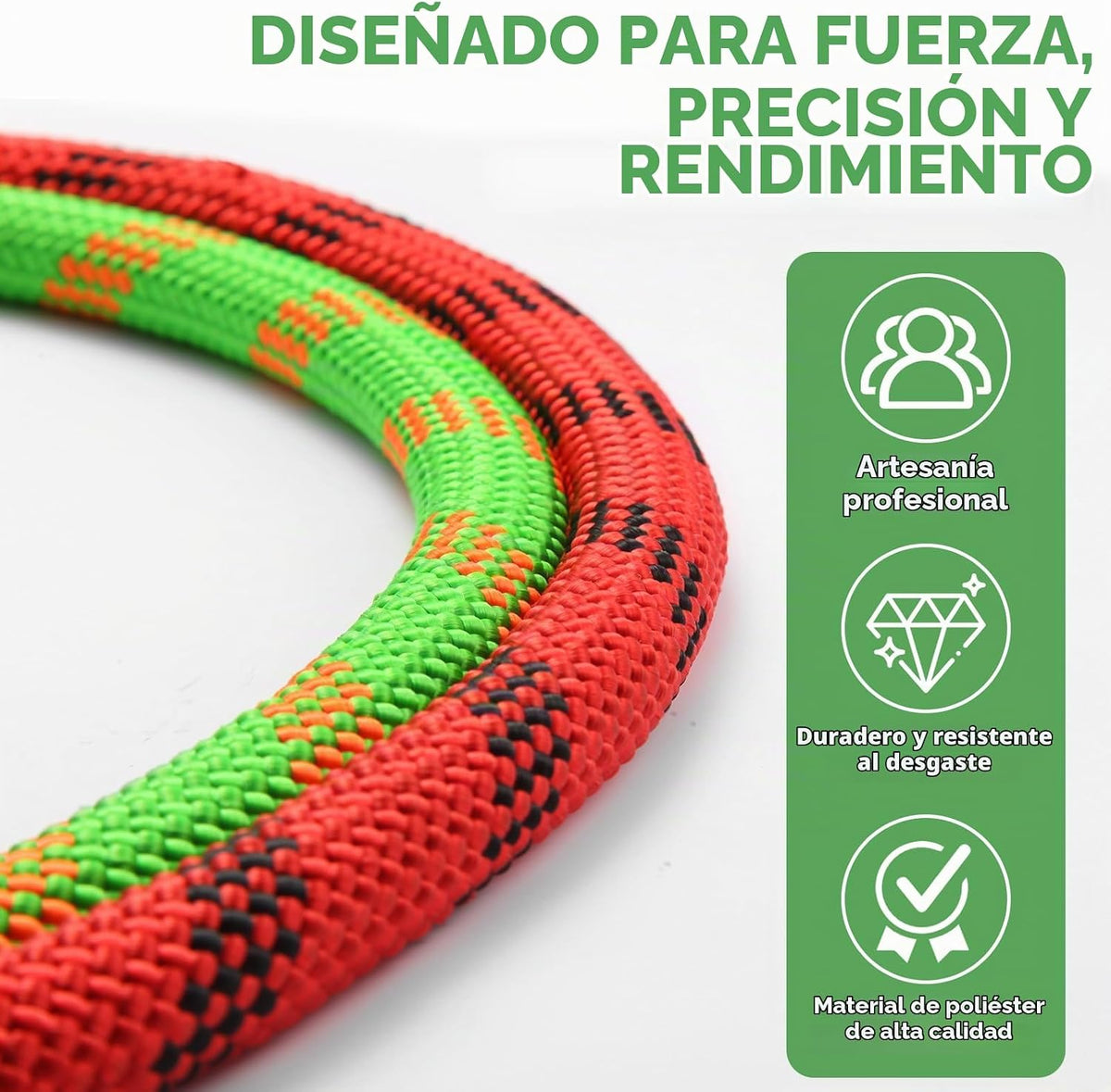 Arborist - Cuerda de escalada de 5\/8 pulgadas x 100 pies, cuerda d...