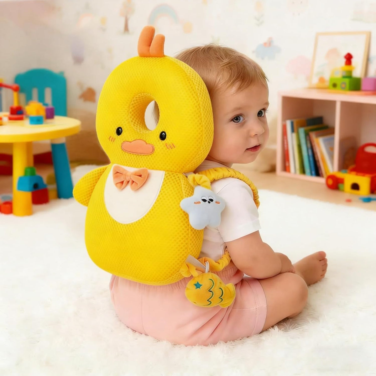 Mochila protectora para la cabeza del bebé, mochila de protección p...