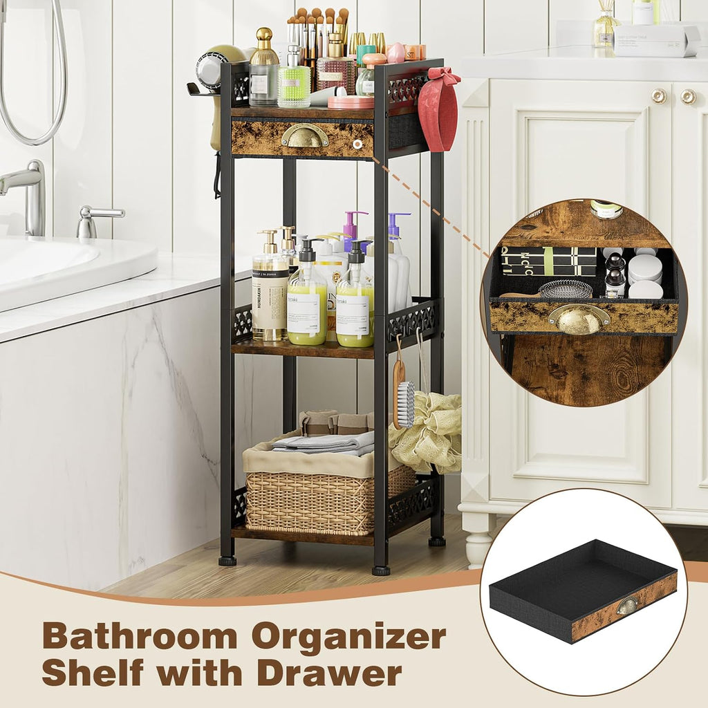 XYZLVSI Organizador de baño de 3 niveles, estante de almacenamiento...