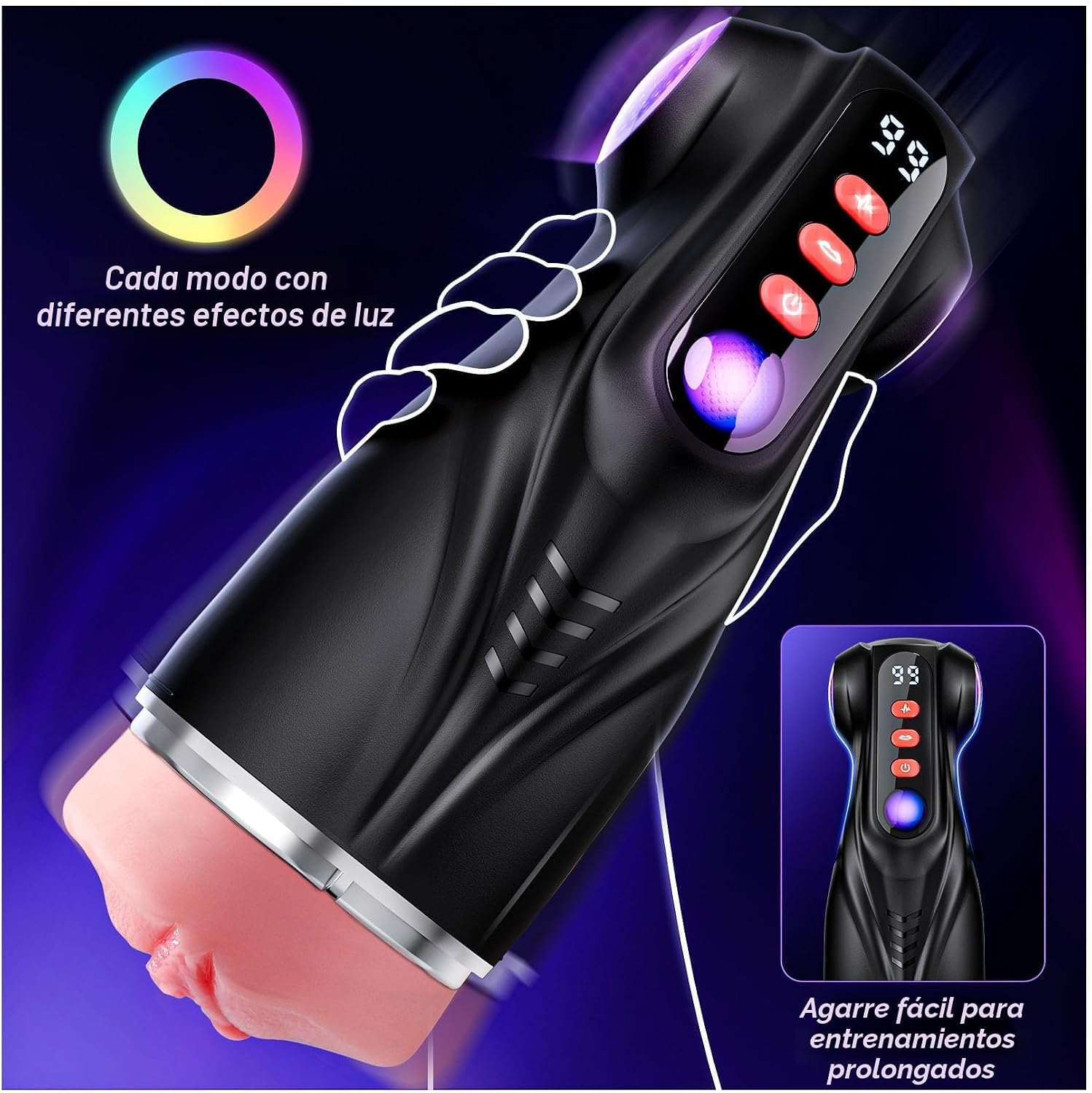 Uoffile Masturbador masculino Juguetes sexuales para hombres \u2013...