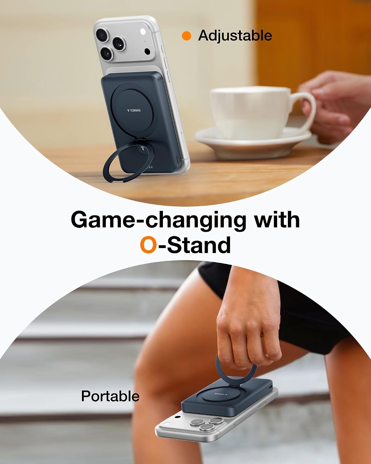 TORRAS - Cargador portátil para iPhone 18 Pro Max, banco de energía...