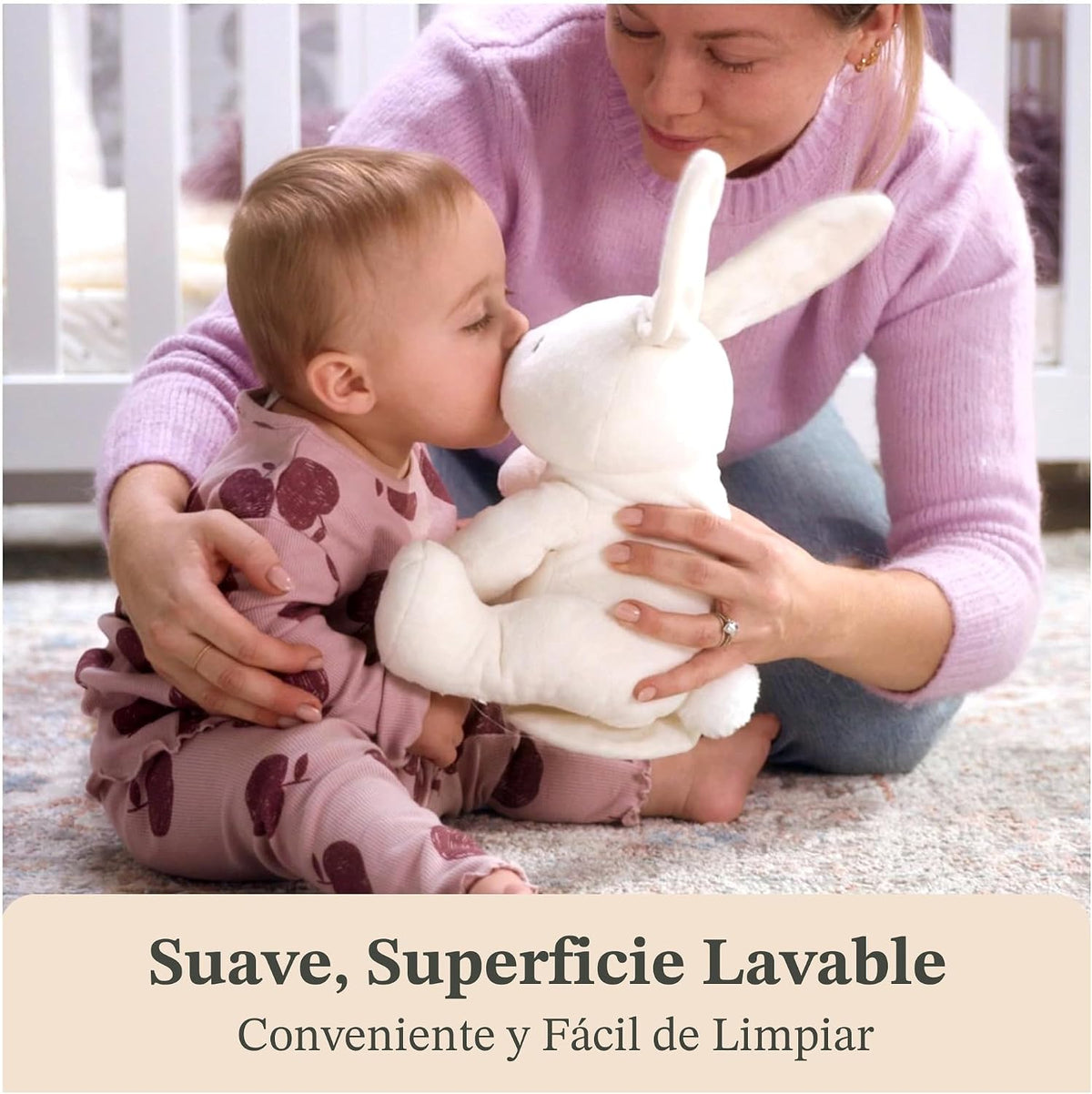 GUND Baby Flora Bunny - Juguete musical interactivo animado de 12 p...