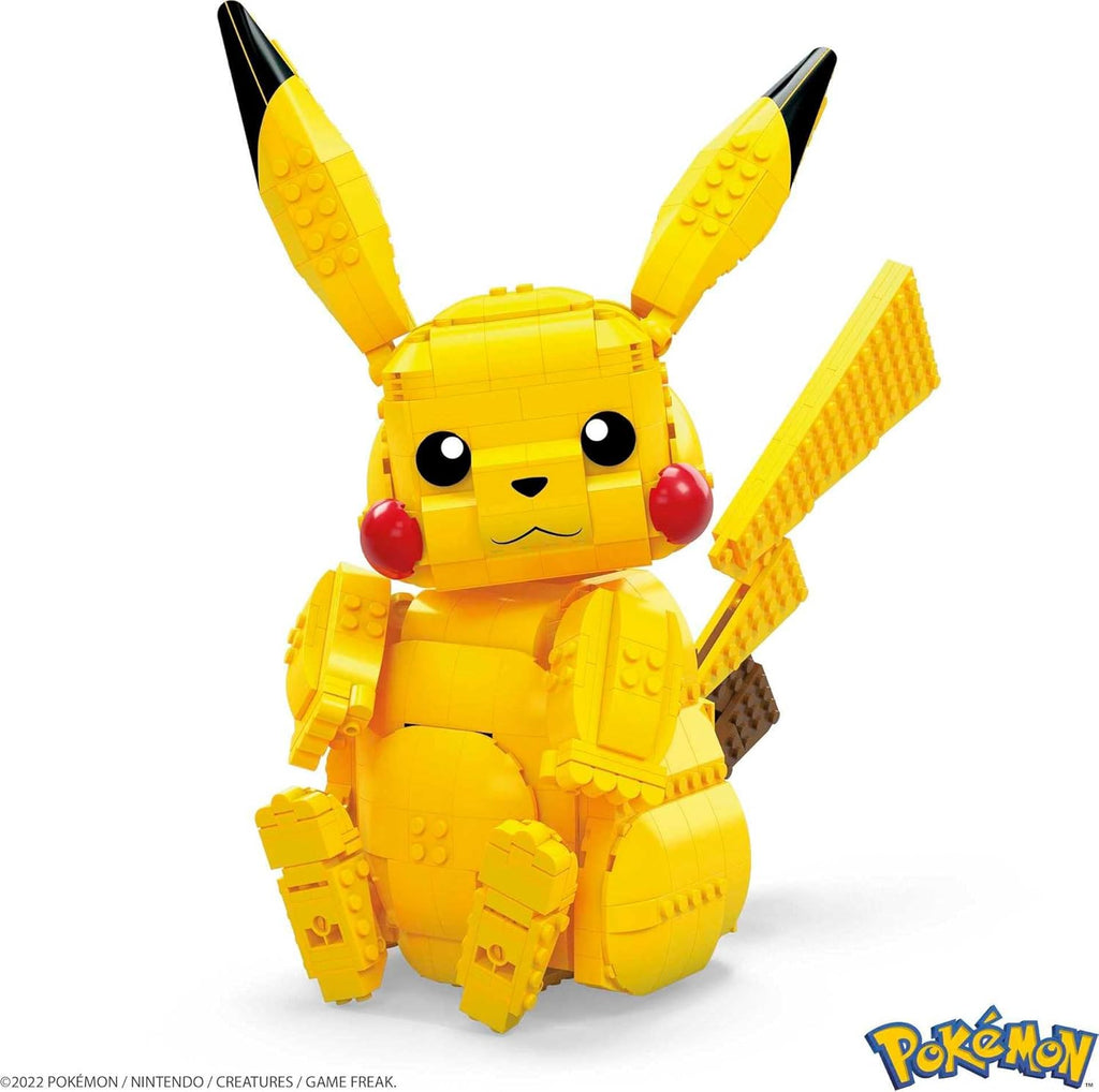 MEGA Pokémon Jumbo de Pikachu, 825 piezas, juguetes de construcción...