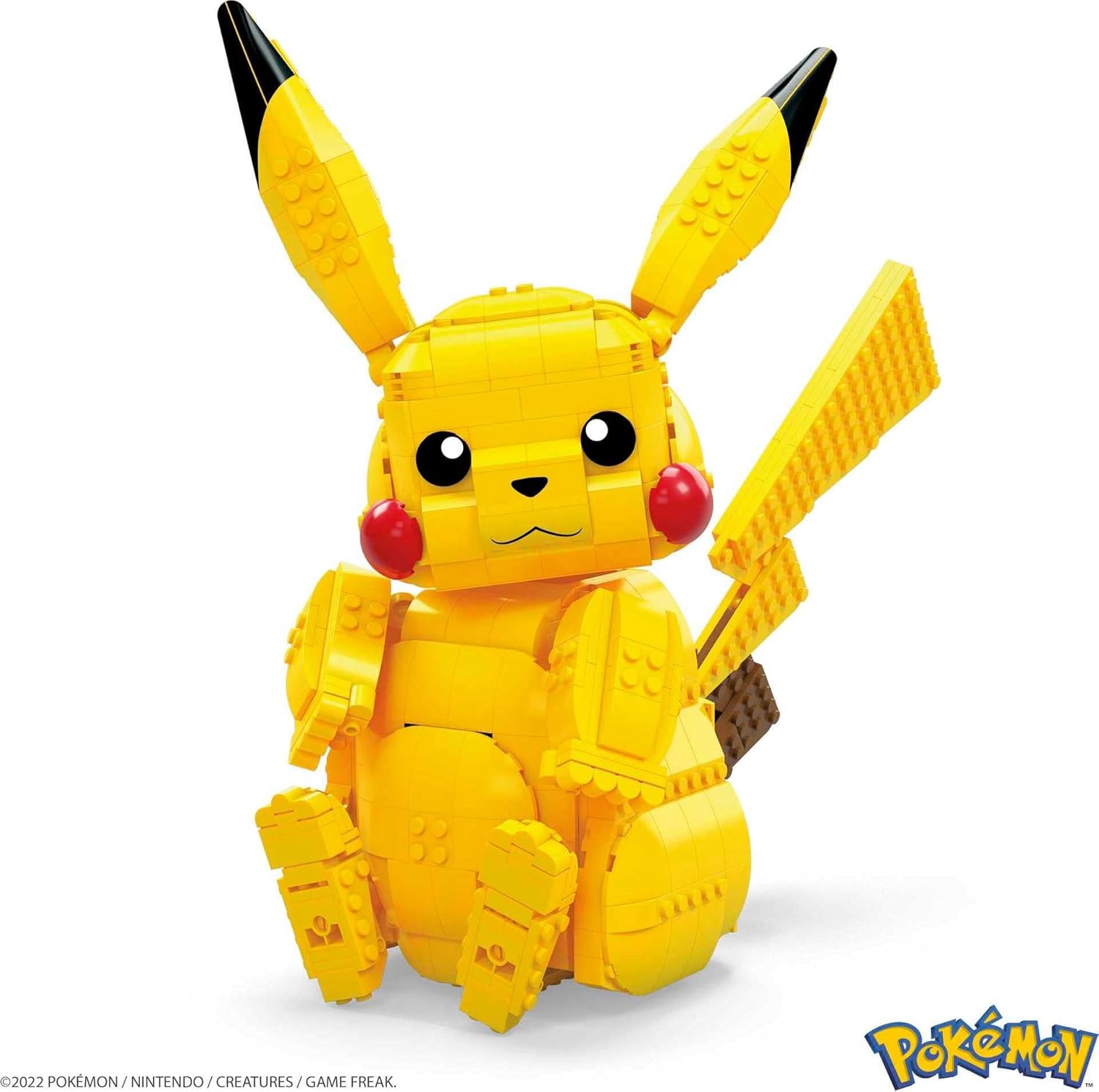 MEGA Pokémon Jumbo de Pikachu, 825 piezas, juguetes de construcción...