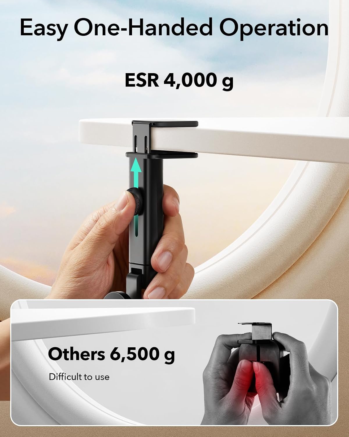 ESR - Soporte para teléfono MagSafe Airplane para iPhone 18 Pro\/Pr...