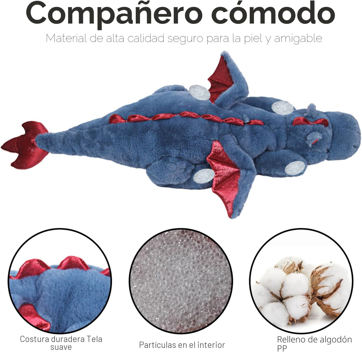 ARELUX - Almohada de animales de peluche grande de 36 pulgadas, lin...