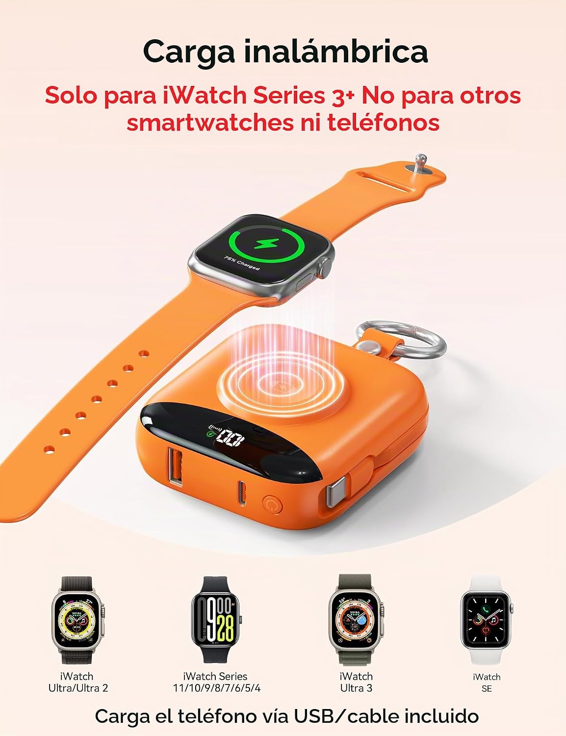 BLJIB Cargador portátil 10000mAh 22.5W Banco de energía incorporado...