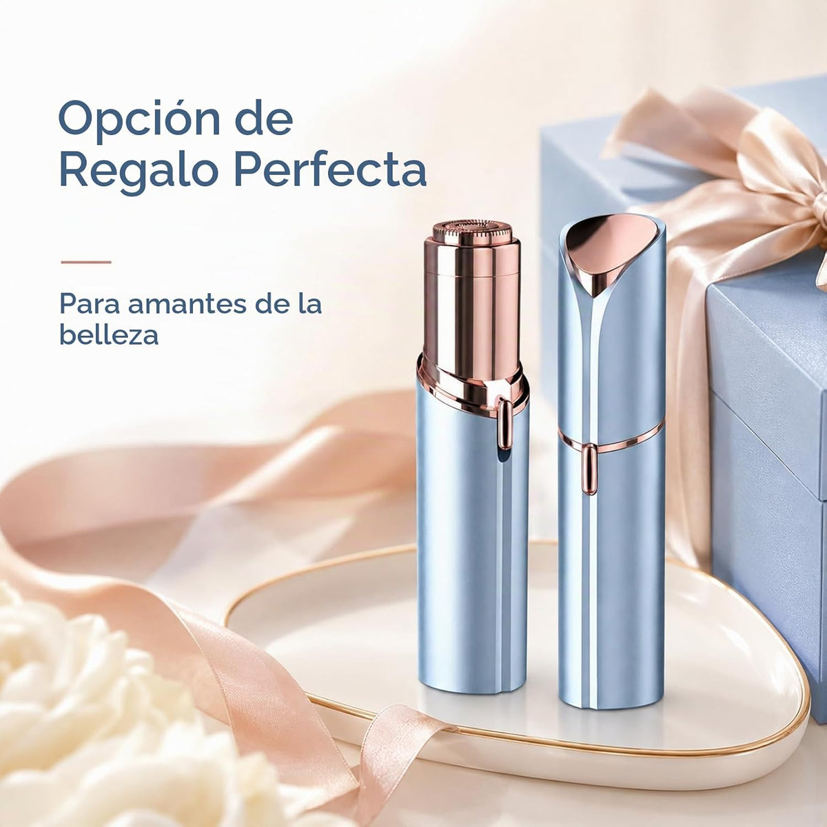 Removedor de vello facial impecable para mujeres, 2 cabezales de re...