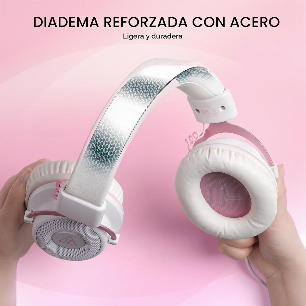 EKSA Auriculares para juegos con cable E900 con micrófono para PS4,...