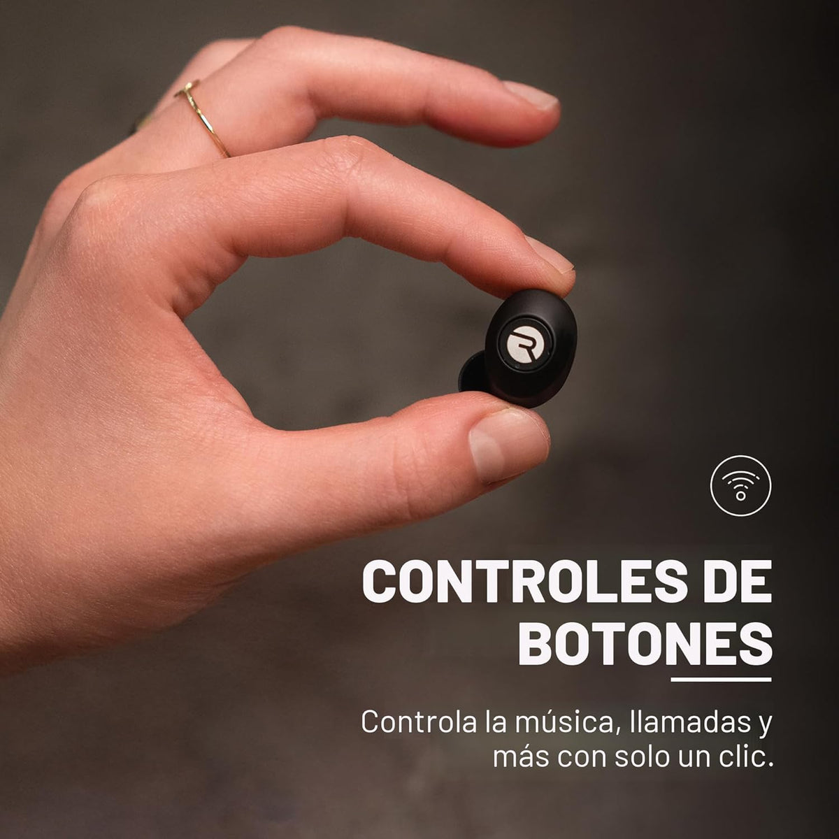 Raycon Everyday - Auriculares inalámbricos Bluetooth con micrófono,...