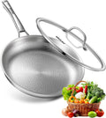Sartenes de titanio para cocinar | Sartén para gratinar martillada...