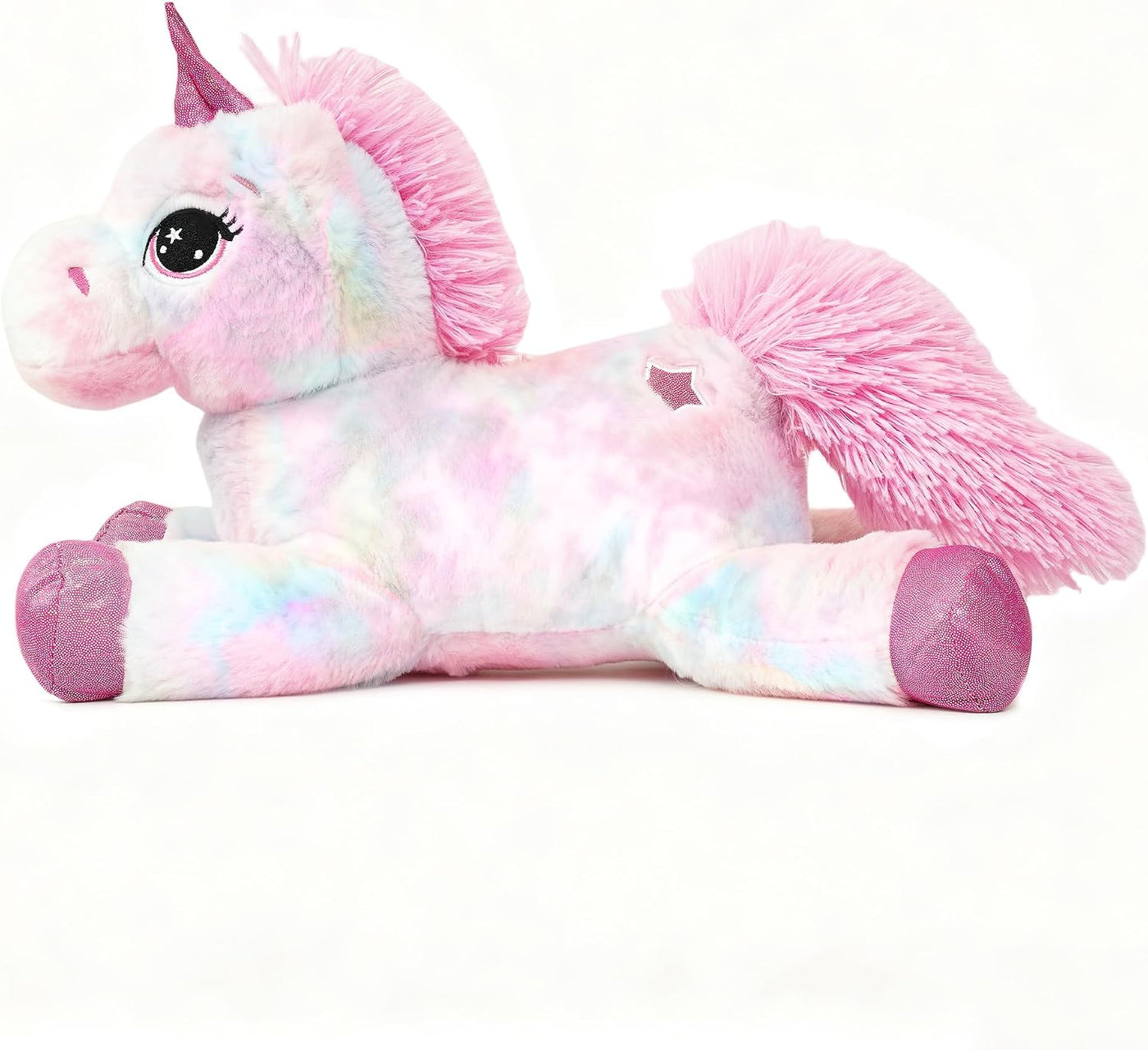 LELELONG Juguetes gigantes de unicornio de peluche para niñas de 4,...