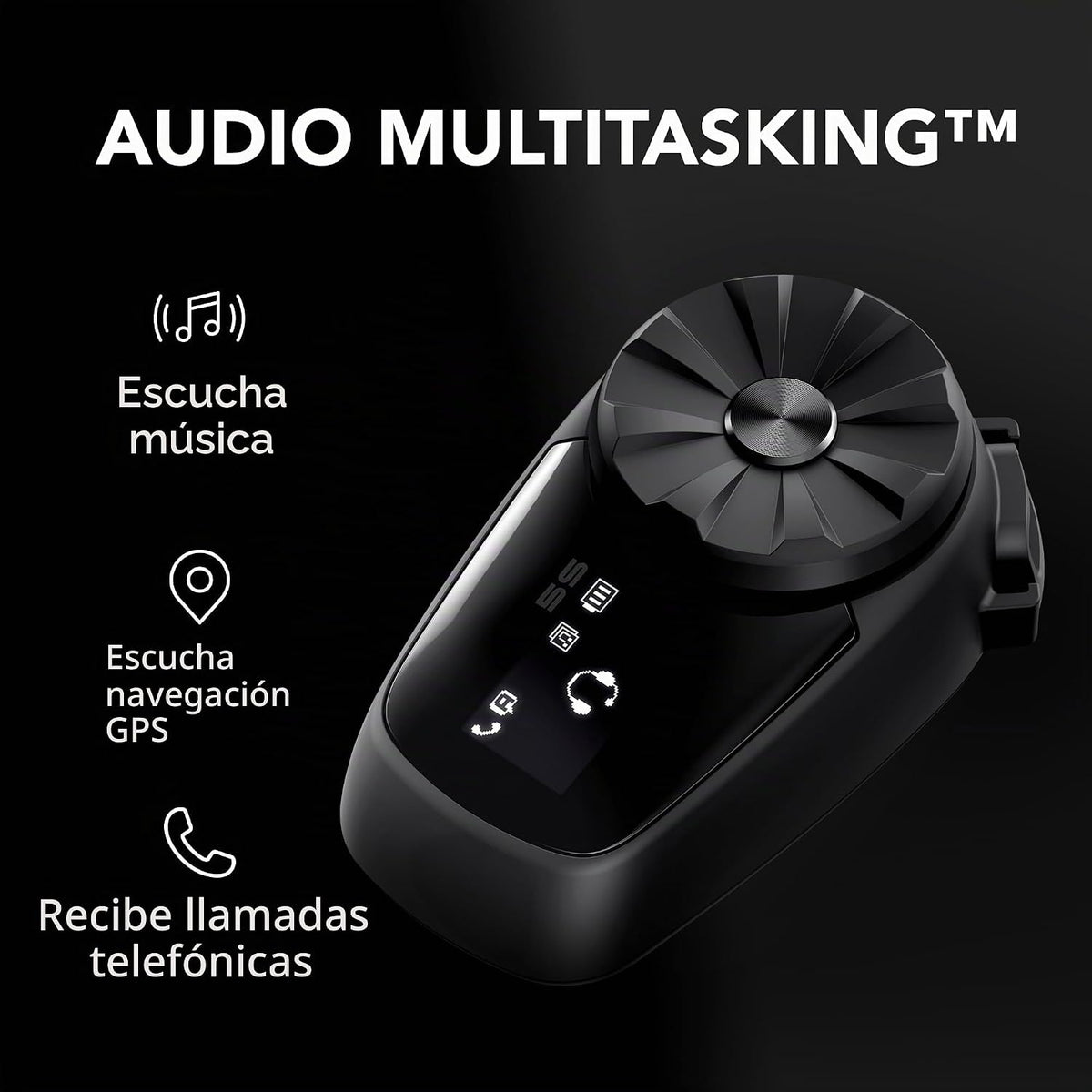 Sena 5S Sistema de comunicación Bluetooth para motocicleta, juego d...
