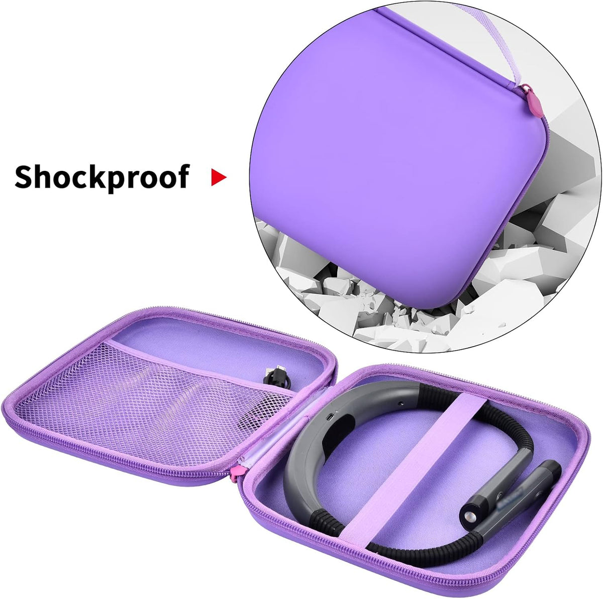 GWCASE Funda compatible con luz LED Glocusent para leer el cuello +...