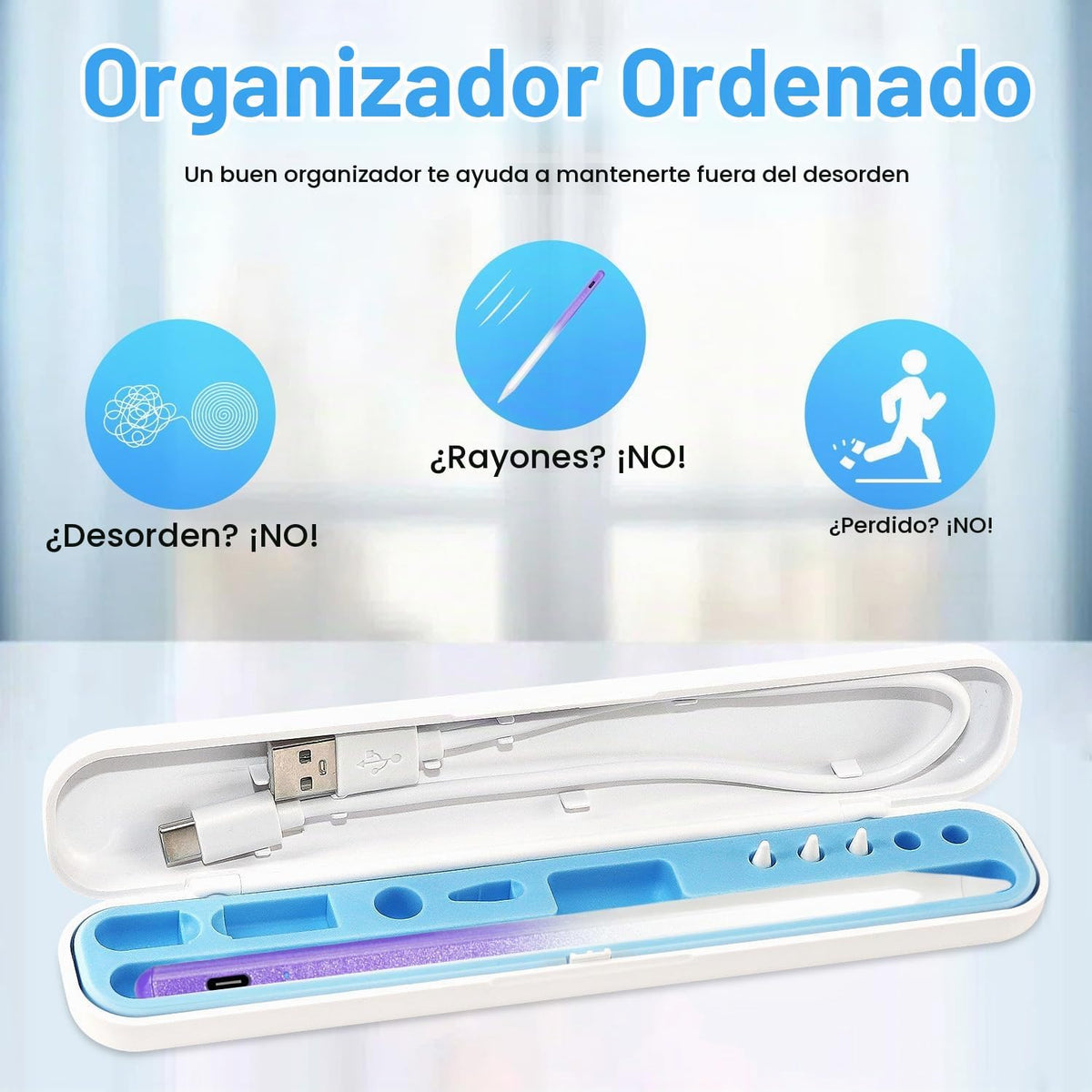 BLEBLE - Lápiz capacitivo para iPad 2018-2026, lápiz de carga rápid...