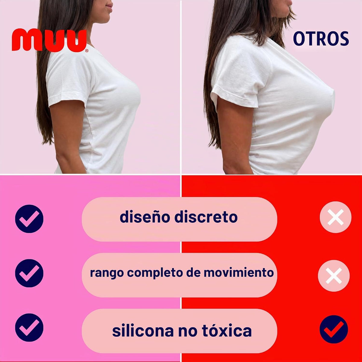 MUU Taza colectora de extractor de leche manual para lactancia mate...