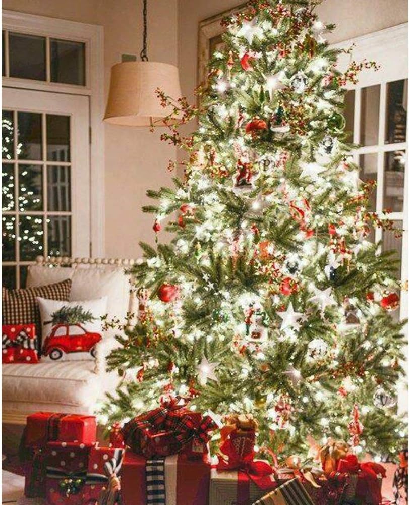 HOME LIGHTING 66 pies de luces decorativas de Navidad en miniatura,...