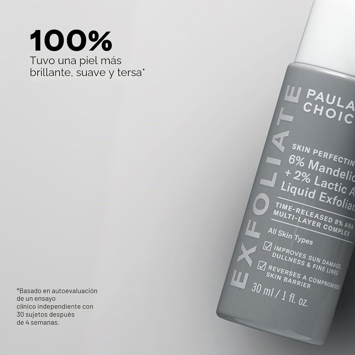 Paula's Choice 6% de ácido mandélico + 2% exfoliante de ácido l...