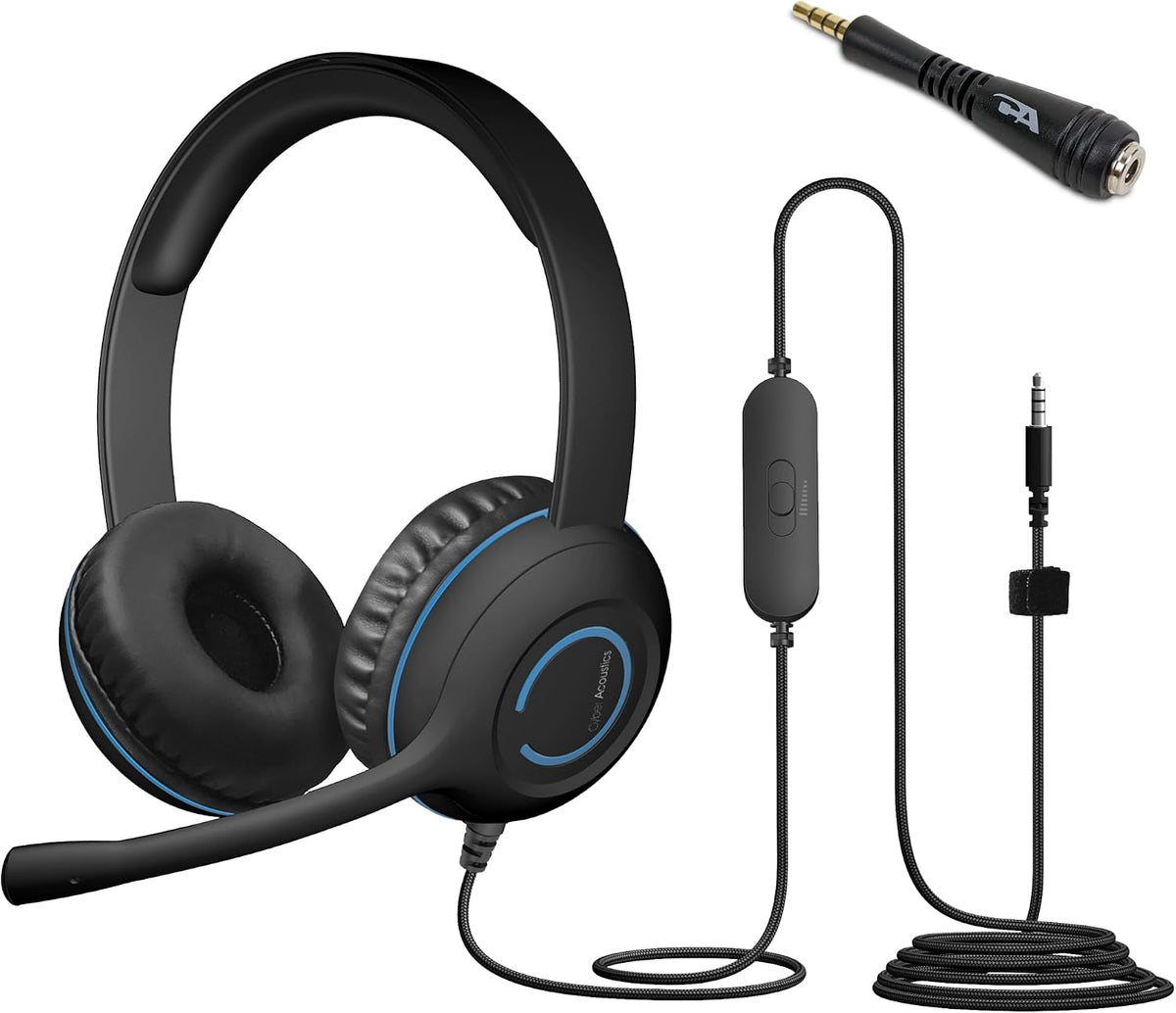 Cyber Acoustics Auriculares con micrófono estéreo de 3.5mm (AC-5002...