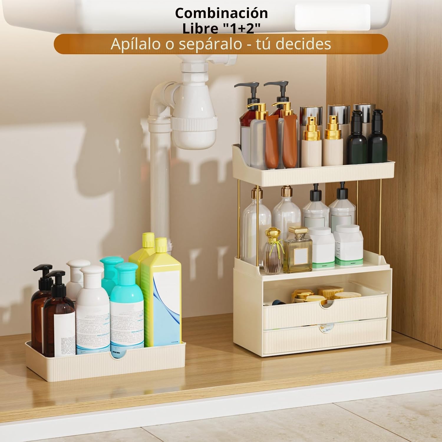 StorBin Arcylic - Organizador de maquillaje y cuidado de la piel de...